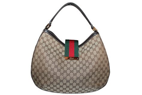 Gucci monogram hobo handbag